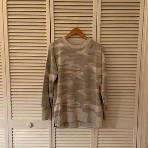 Aerie Camo Oversized Crewneck
